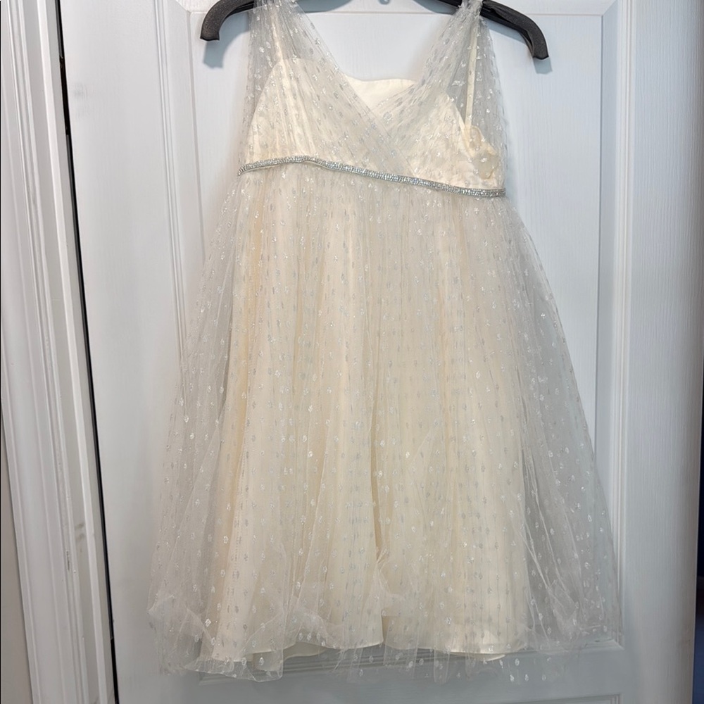 Elegant Cream Girls Formal Dress Special Occasions